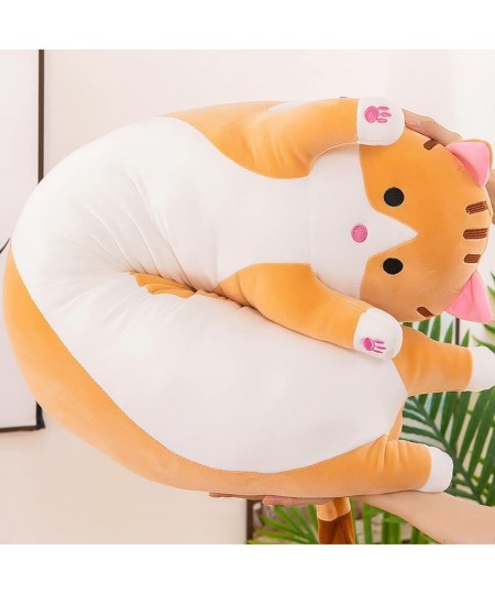 Soft Cat Plush Pillow Toy Cute Stuffed Animals Cartoon Cat Long Throw Pillow Gift for Girlfriend Kids 50cm/19.6inch $32.99 - ...