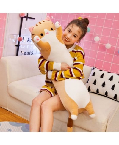 Soft Cat Plush Pillow Toy Cute Stuffed Animals Cartoon Cat Long Throw Pillow Gift for Girlfriend Kids 50cm/19.6inch $32.99 - ...