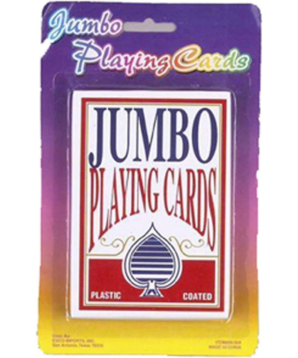 DELUXE JUMBO PLAYING CARDS! Easy to Hold Easy to Read! $13.99 - Card Games