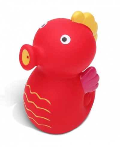 DolliBu Seahorse Bath Buddy Squirter – Floating Red Seahorse Rubber Bath Toy Fun Water Squirting Bathtime Play for Toddlers C...