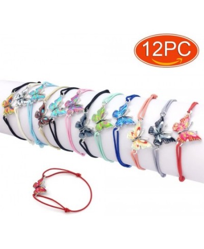 12pc Women Girl Butterfly Bracelet Value Set Kids Party Favor Adjustable Bracelet $19.10 - Kids' Dress-Up Accessories