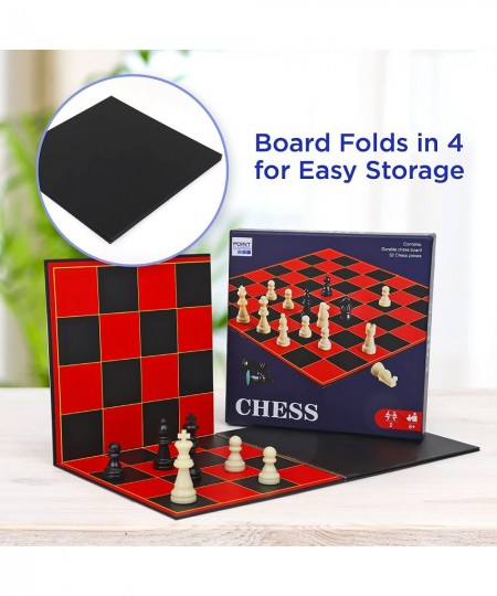 Classic Chess Board Game - 15 Inch Super Durable Folding Board - Portable Beginner Travel Chess Set for Adults and Kids $25.1...