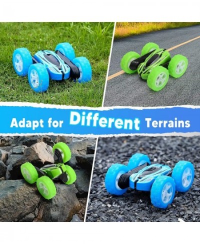 Remote Control Car Double Sided 360° Flips RC Stunt Cars with Wheel Lights and Headlights 4WD 2.4Ghz Stunt Car for 6-14 Year ...