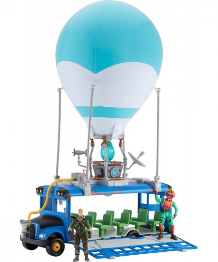 Battle Bus Deluxe - Features Inflatable Balloon with Lights & Sounds Free-Rolling Wheels on Bus - Includes 4 Inch Recruit (Jo...