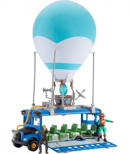 Battle Bus Deluxe - Features Inflatable Balloon with Lights & Sounds Free-Rolling Wheels on Bus - Includes 4 Inch Recruit (Jo...