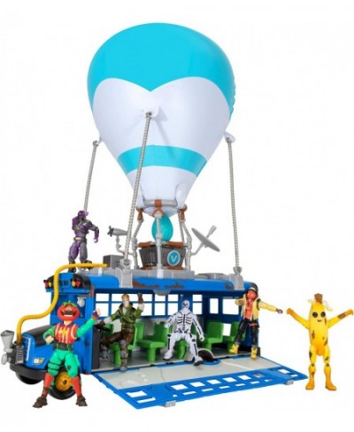 Battle Bus Deluxe - Features Inflatable Balloon with Lights & Sounds Free-Rolling Wheels on Bus - Includes 4 Inch Recruit (Jo...