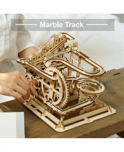 3D Wooden Puzzle for Adults Model Kit Marble Run Craft Set Educational Toy Building Engineering Set Christmas/Birthday/Thanks...