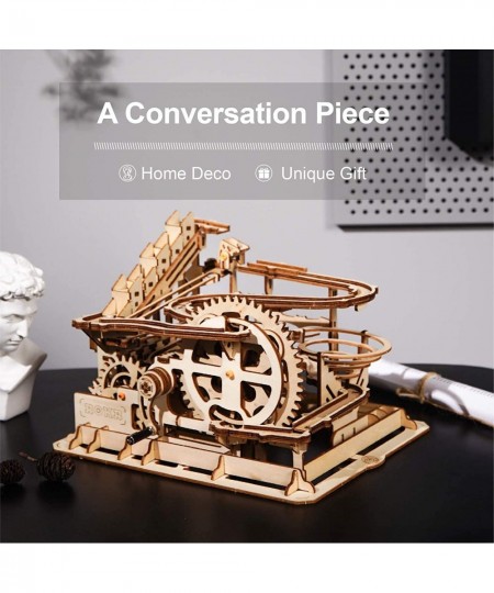 3D Wooden Puzzle for Adults Model Kit Marble Run Craft Set Educational Toy Building Engineering Set Christmas/Birthday/Thanks...