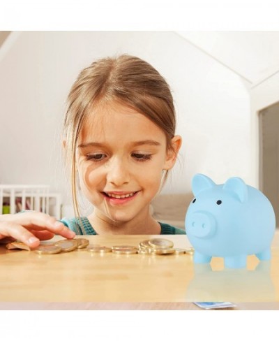 3 Pcs Piggy Bank for Boys Girls 6"x 4.8" x 5.4"Cute Plastic Pig Money Bank Unbreakable Piggy Bank Shatterproof Coin Bank for ...