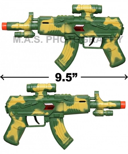 Rifle Gun Toy Machine Set Military Army Playset 9.5 Inches Long $18.06 - Play Figure Playsets