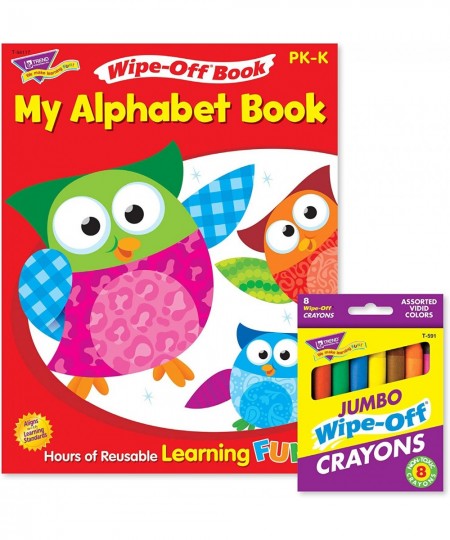 TREND ENTERPRISES INC. Alphabet Reusable Book & Crayons $18.93 - Educational Flash Cards