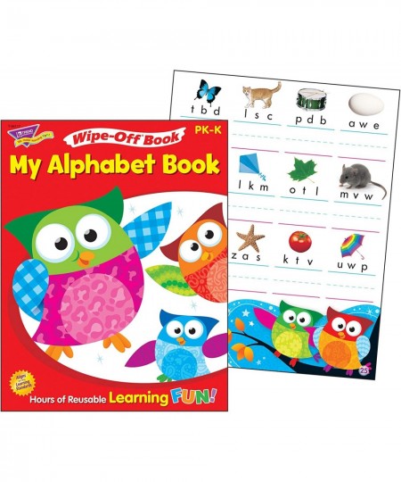 TREND ENTERPRISES INC. Alphabet Reusable Book & Crayons $18.93 - Educational Flash Cards