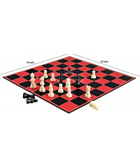 Classic Chess Board Game - 15 Inch Super Durable Folding Board - Portable Beginner Travel Chess Set for Adults and Kids $25.1...