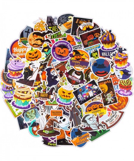 100pcs Assorted Halloween Stickers for Kids Cute Vinyl Water Bottles Laptop Scrapbook Pumpkin Stickers Halloween Decorations ...