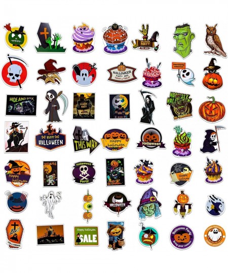 100pcs Assorted Halloween Stickers for Kids Cute Vinyl Water Bottles Laptop Scrapbook Pumpkin Stickers Halloween Decorations ...