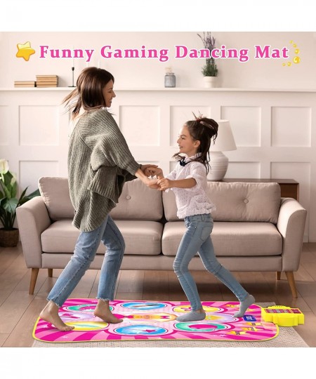 Dance Mat - Dance Pad with LED Display Kids Toys Toddler Girl Toys Boy Toy with 3 Challenge Levels and Demo Music Christmas B...