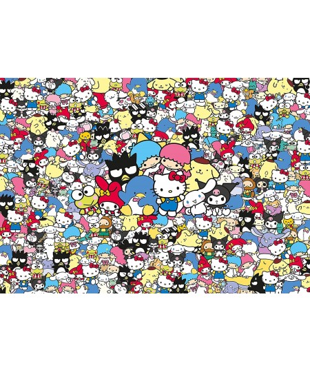 39645 1000pcs Impossible Hello Kitty 1000 Pieces Made in Italy Jigsaw Puzzle for Adults Multicolor Medium $42.69 - Jigsaw Puz...