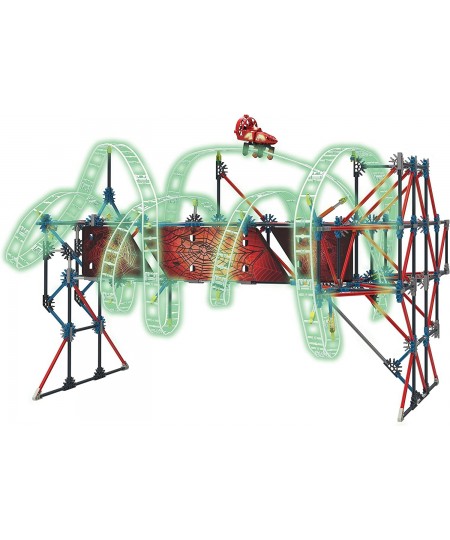 Thrill Rides – Web Weaver Roller Coaster Building Set – 439 Pieces – Ages 9 and Up – Construction Educational Toy Multicolor ...