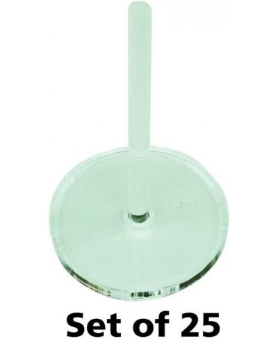 Acrylic Flight Stands 25mm Circle 3mm Clear 1.5 inch Peg (25) $27.80 - Game Accessories