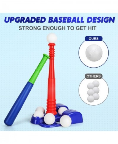 T Ball Sets for Kids 3-5 Outdoor Toys for Kids Ages 4-8 Tee Ball Set for Toddler 1-3 Baseball Toys Tee Games Include 6 Soft B...