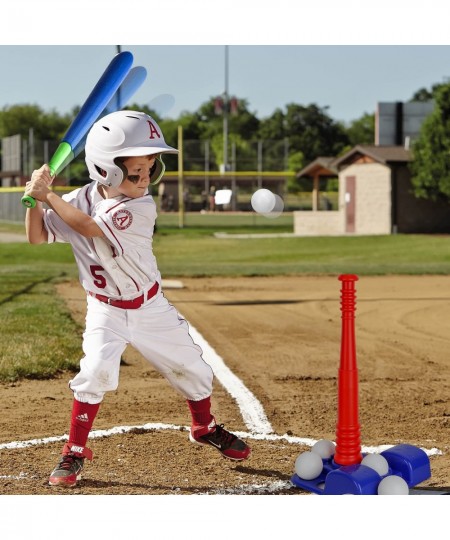 T Ball Sets for Kids 3-5 Outdoor Toys for Kids Ages 4-8 Tee Ball Set for Toddler 1-3 Baseball Toys Tee Games Include 6 Soft B...