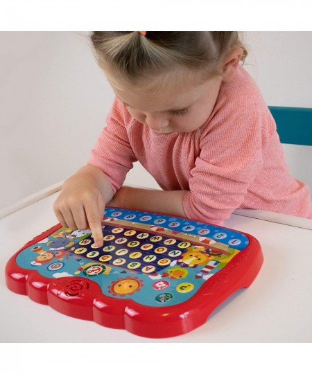 Learning Tablet for Toddlers 1-3 - Educational ABC Toy to Learn Alphabet Number Music & Words - Early Development Electronic ...