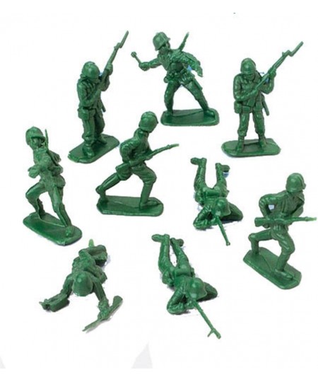 DELUXE BAG OF CLASSIC TOY GREEN ARMY SOLDIERS - 36 Pc. $14.22 - Action Figures