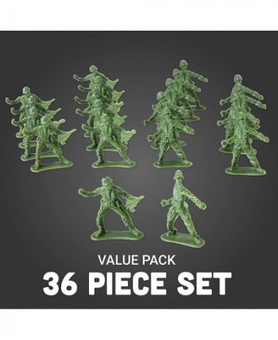 DELUXE BAG OF CLASSIC TOY GREEN ARMY SOLDIERS - 36 Pc. $14.22 - Action Figures