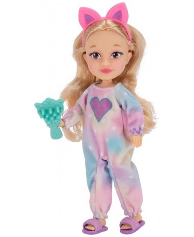 Like Nastya My BFF Nastya Doll Dressed in Pajamas 8-inch Doll with Onesie Pajamas Slippers Hairbrush and Headband Accessory $...