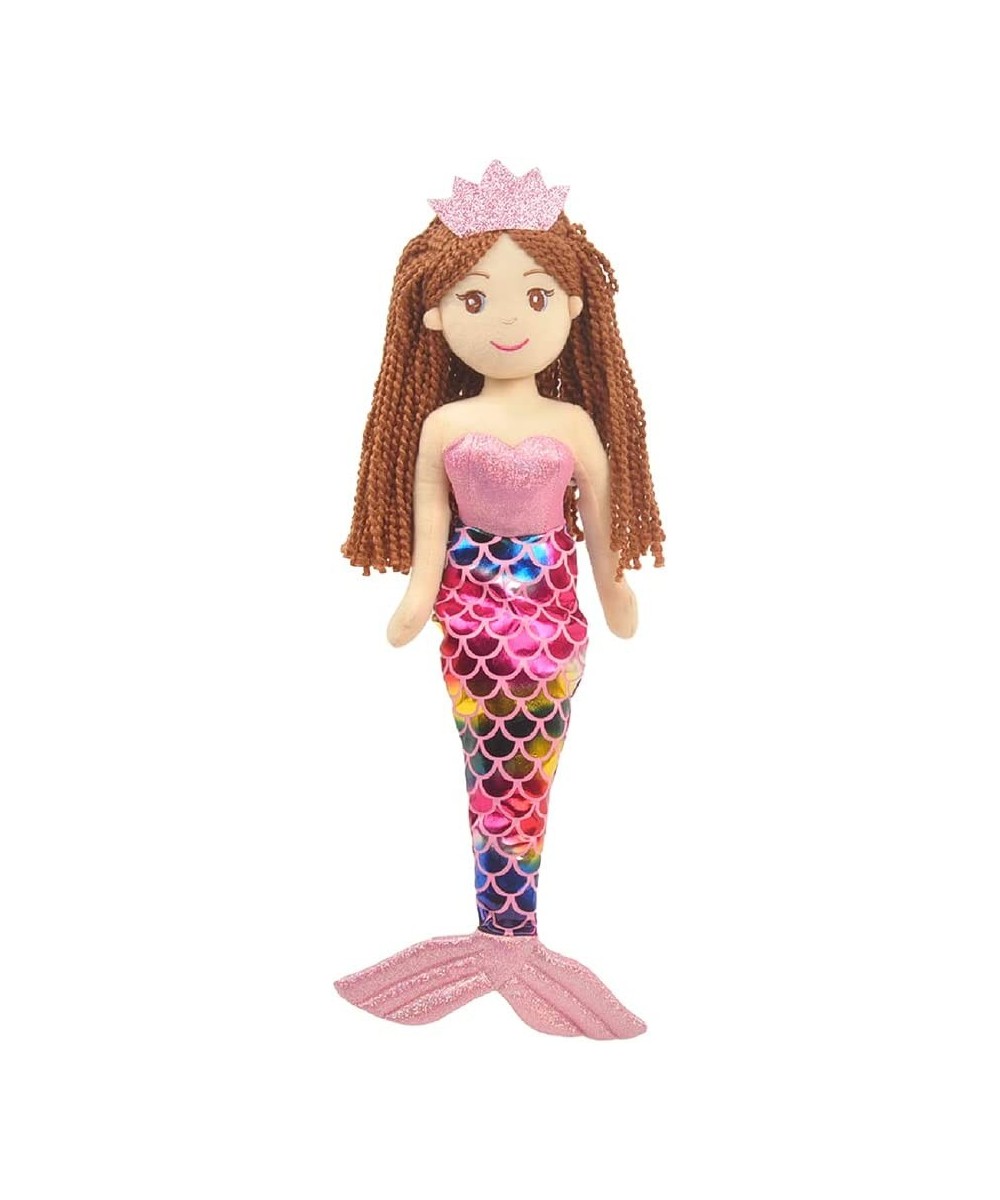 Toys 18'' Alani Mermaid Soft Plush Toys Rag Doll Light Pink Mermaid Toys for Little Girls Sirenas para Ninas Princess Plush D...