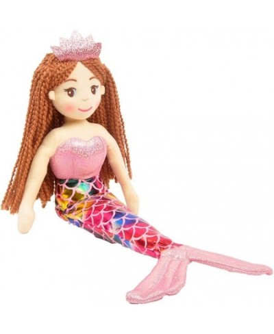 Toys 18'' Alani Mermaid Soft Plush Toys Rag Doll Light Pink Mermaid Toys for Little Girls Sirenas para Ninas Princess Plush D...