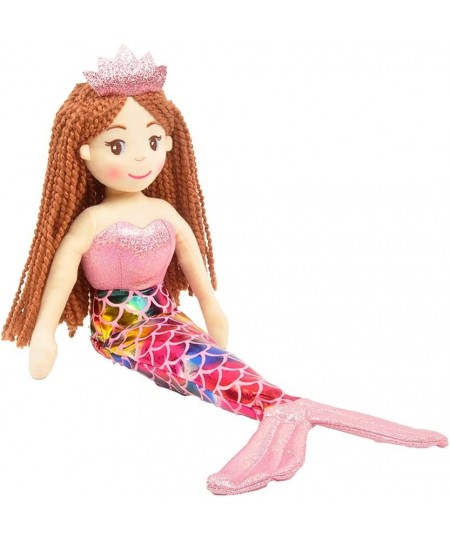 Toys 18'' Alani Mermaid Soft Plush Toys Rag Doll Light Pink Mermaid Toys for Little Girls Sirenas para Ninas Princess Plush D...