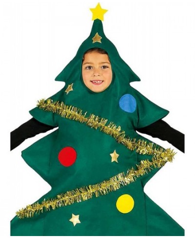 Parents and Children Christmas Tree Costume Cosplay Party Dress Short Sleeve Shiny Dot Xmas Tree Fancy Hooded Dress $27.12 - ...