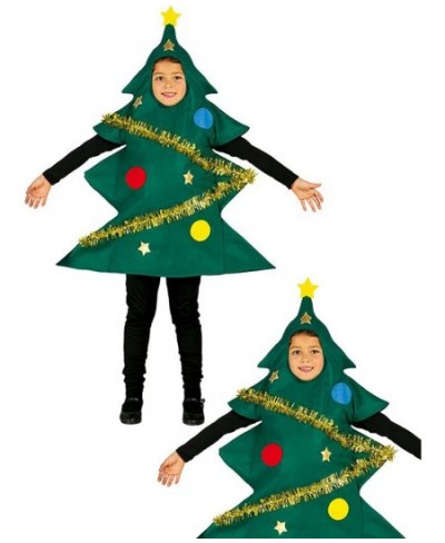 Parents and Children Christmas Tree Costume Cosplay Party Dress Short Sleeve Shiny Dot Xmas Tree Fancy Hooded Dress $27.12 - ...