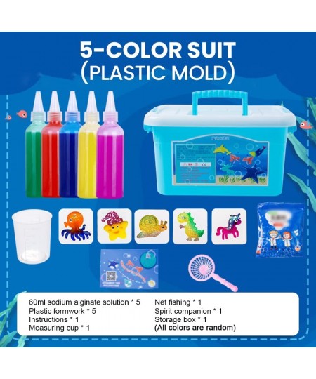 Magic Water ELF 2022 New Creative 3D Magic Gels Water Animal Beads Kit Kids Handmade DIY Sea Creature Colorful Toys Figures M...