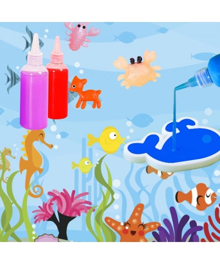 Magic Water ELF 2022 New Creative 3D Magic Gels Water Animal Beads Kit Kids Handmade DIY Sea Creature Colorful Toys Figures M...