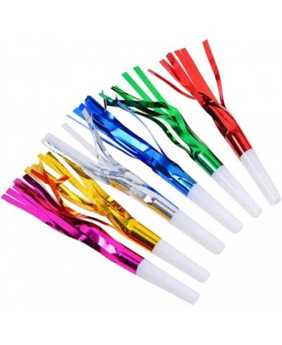 30 Pcs Fringed Birthday Noise Maker Metallic Party Blowers Birthday Party Blow Horns Party Favors Noisemakers $16.06 - Noisem...