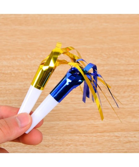 30 Pcs Fringed Birthday Noise Maker Metallic Party Blowers Birthday Party Blow Horns Party Favors Noisemakers $16.06 - Noisem...