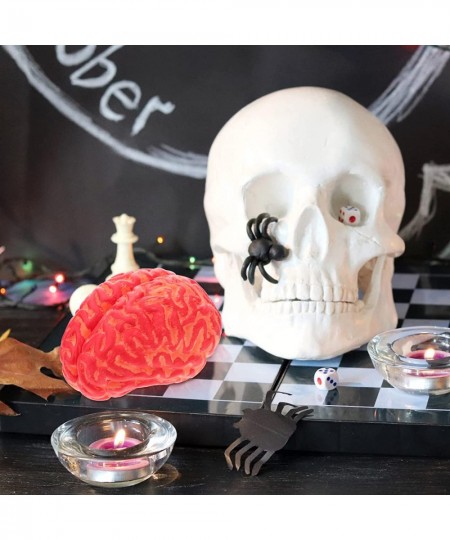 Halloween Simulation Vinyl Bloody Brain 1pc Halloween Trick Scary Prop Prank Tool Simulation Prop Artificial Blood Brain Part...