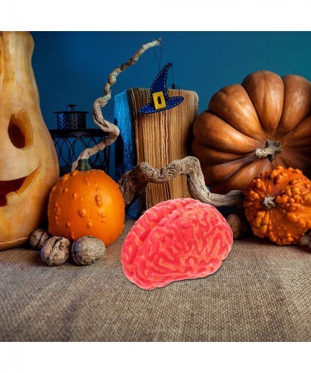 Halloween Simulation Vinyl Bloody Brain 1pc Halloween Trick Scary Prop Prank Tool Simulation Prop Artificial Blood Brain Part...