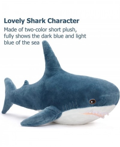 Giant Shark Stuffed Animal Shark Plush Toys Soft Plush Shark Hugging Pillow for Kids 40 inch $61.58 - Stuffed Animals & Teddy...