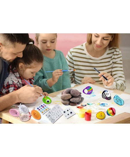 Rock Painting Kit for Kids DIY Arts and Crafts Rock Painting Supplies Kits for Girls & Boys Ages 4 -12 Craft Kits Art Set - S...