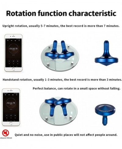 Precision Metal Spinning Top The Easiest to Spin Long Spin time Exceed 8 Mins Support Handstand Rotation Kill Time Relief Str...