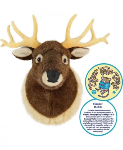 Evander The Elk Head | 25 Inch Stuffed Animal Plush | by Tiger Tale Toys $75.27 - Stuffed Animals & Teddy Bears