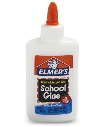 Liquid School Glue White Washable 4 Ounces - Great for Making Slime ( 5-Count ) $19.82 - Kids' Arts & Crafts Adhesives