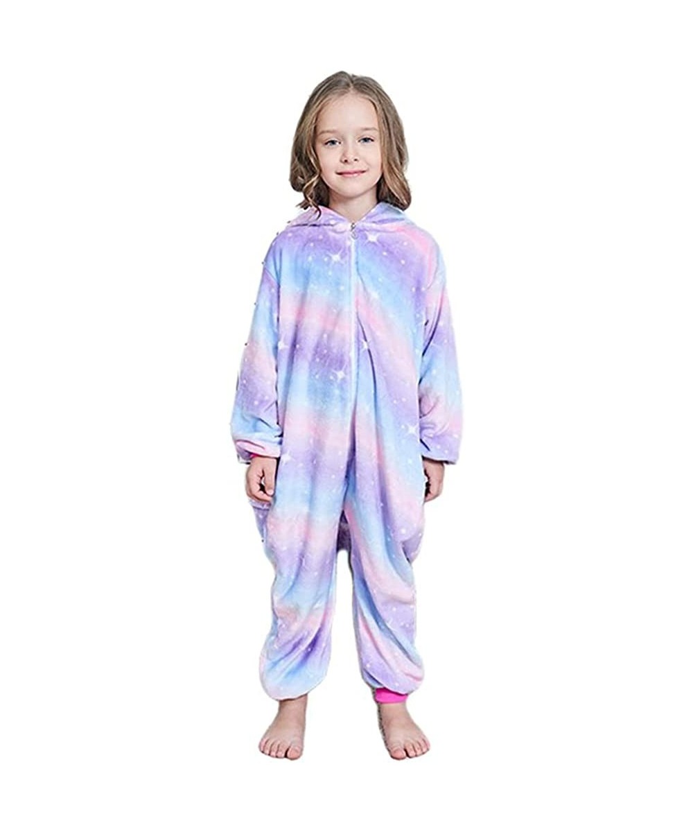 Unisex Kids Animal Unicorn Pajamas Onesie One Piece Children Cartoon Halloween Cosplay Costume Gift $33.12 - Kids' Costumes