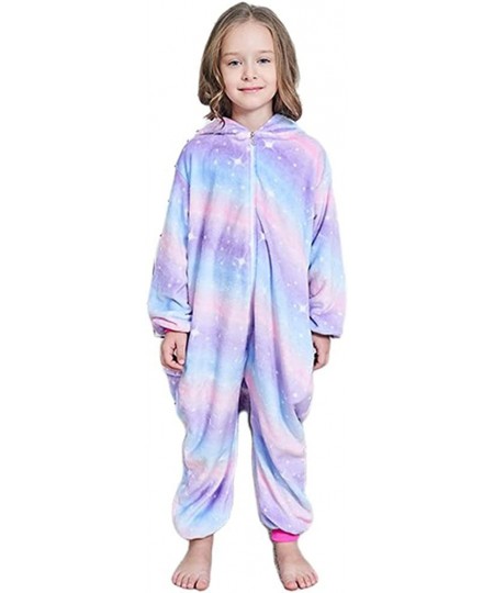 Unisex Kids Animal Unicorn Pajamas Onesie One Piece Children Cartoon Halloween Cosplay Costume Gift $33.12 - Kids' Costumes