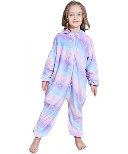 Unisex Kids Animal Unicorn Pajamas Onesie One Piece Children Cartoon Halloween Cosplay Costume Gift $33.12 - Kids' Costumes