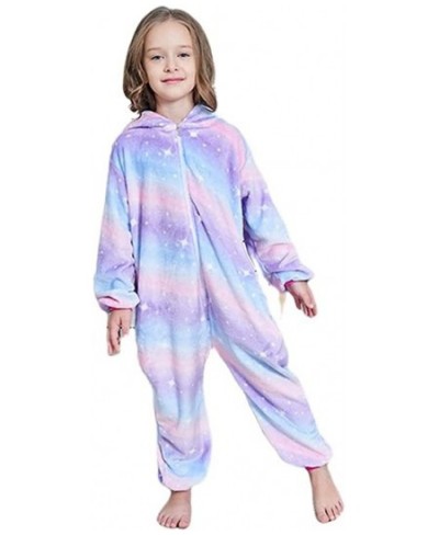 Unisex Kids Animal Unicorn Pajamas Onesie One Piece Children Cartoon Halloween Cosplay Costume Gift $33.12 - Kids' Costumes