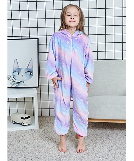 Unisex Kids Animal Unicorn Pajamas Onesie One Piece Children Cartoon Halloween Cosplay Costume Gift $33.12 - Kids' Costumes